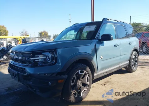 2022 Ford Bronco Sport Outer Banks из США, поврежденный, VIN 3FMCR9C68NRD55038